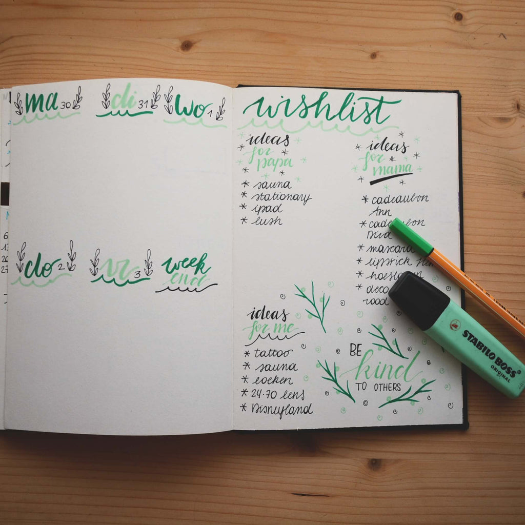 How to use a bullet journal