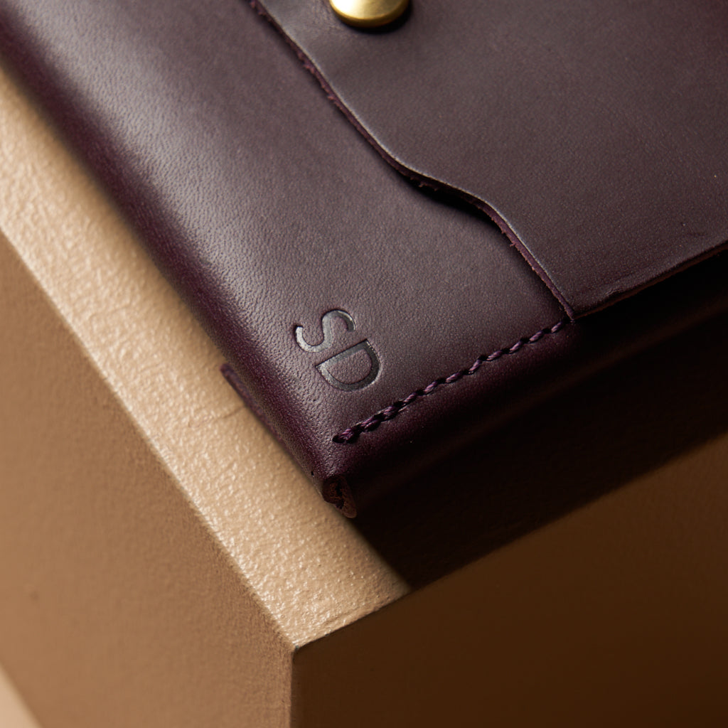 the square  leather wallet – paper republic