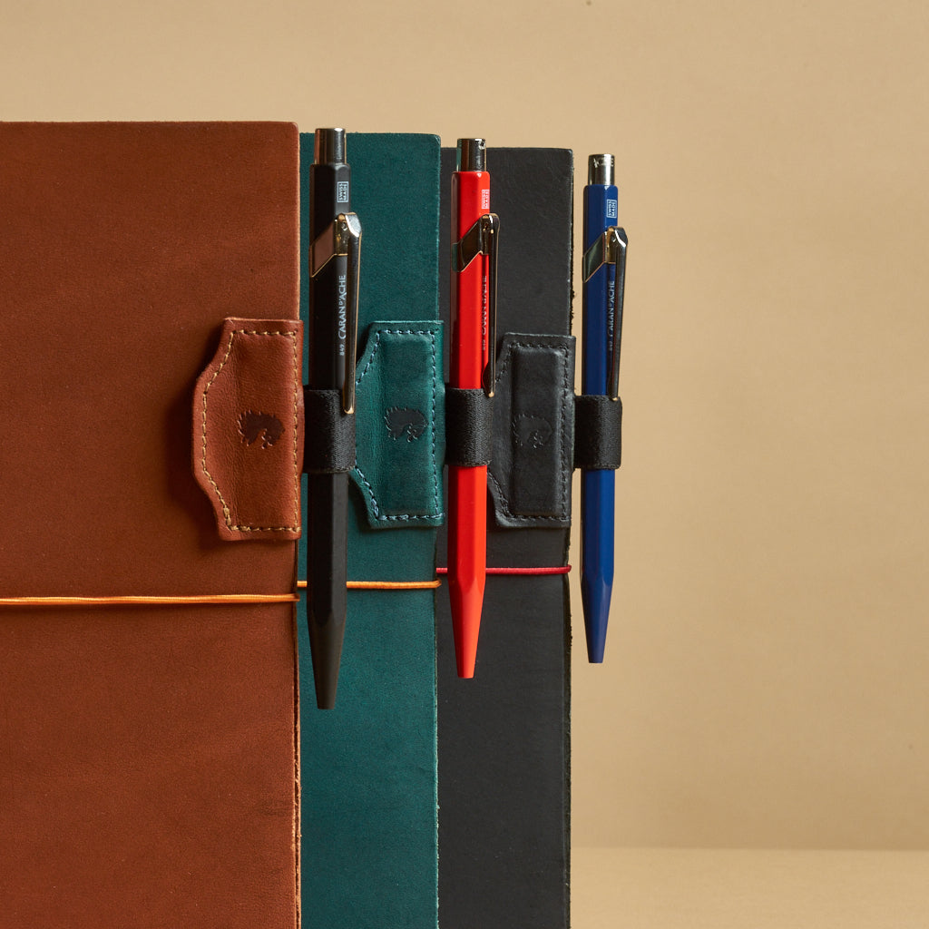 Moterm Leder Penloop Elastische Bleistift Schleife auf Band von Planer  Notebook Zeitschriften Stift Clip Halter Schule Liefert