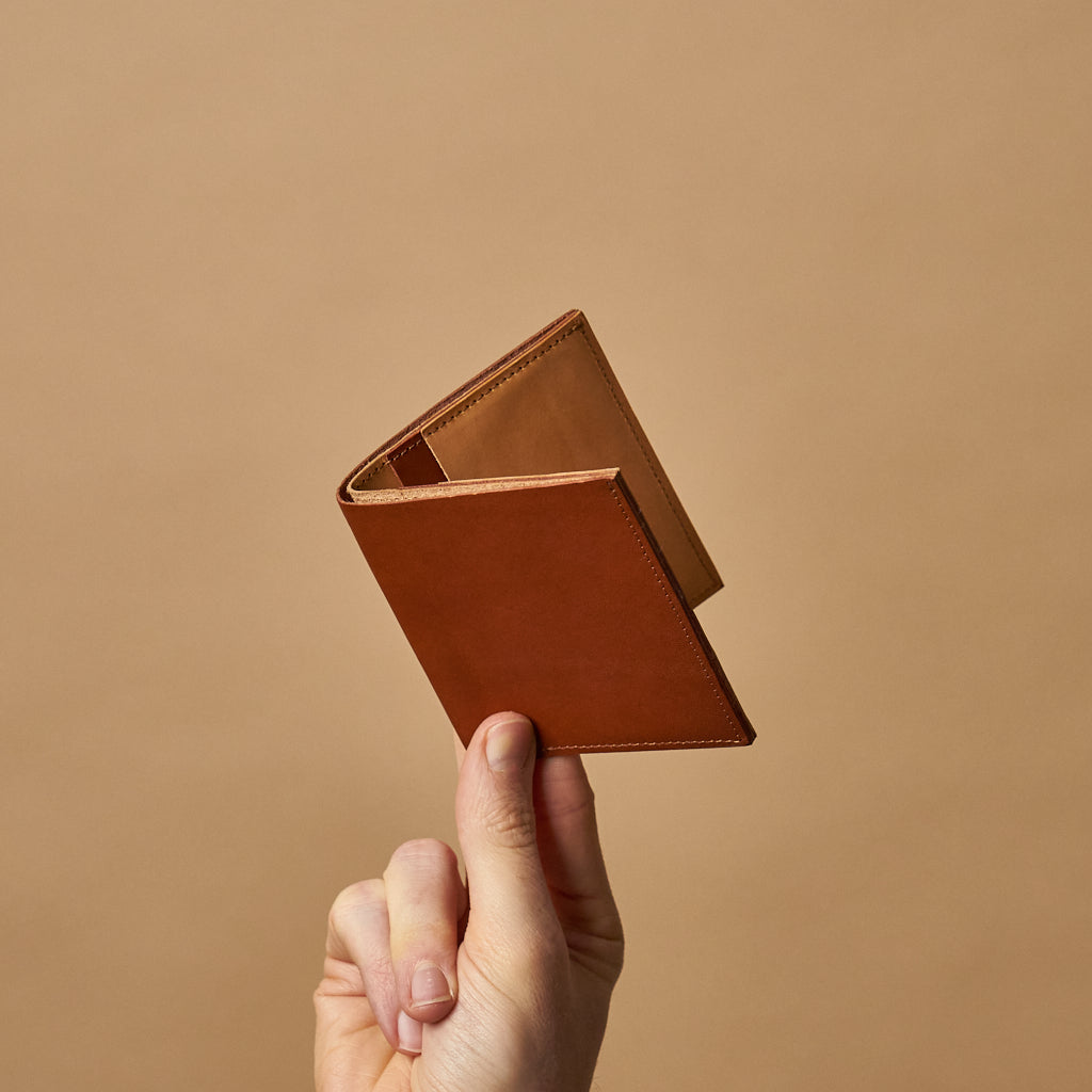 the square  leather wallet – paper republic